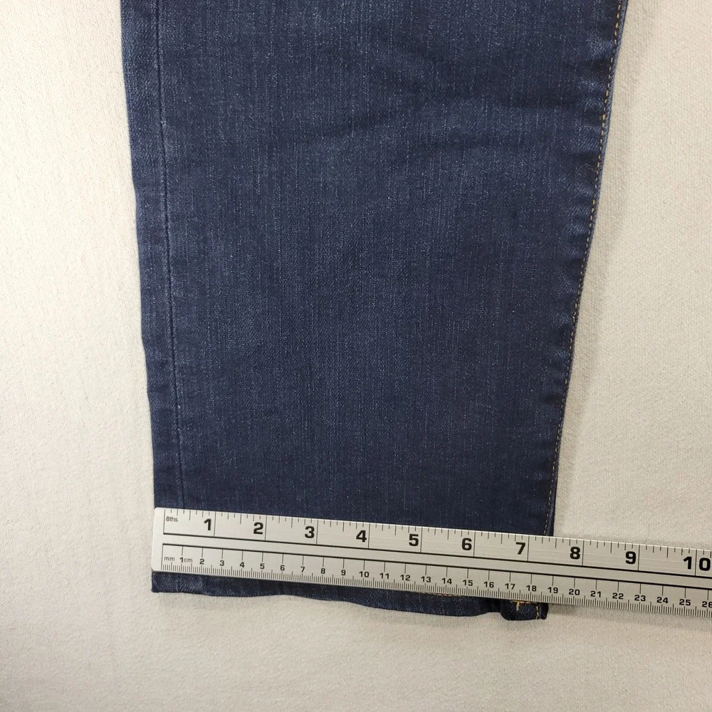 Polo Ralph Lauren Jeans Mens 36x30 Blue Varick Slim Straight Dark Wash Denim